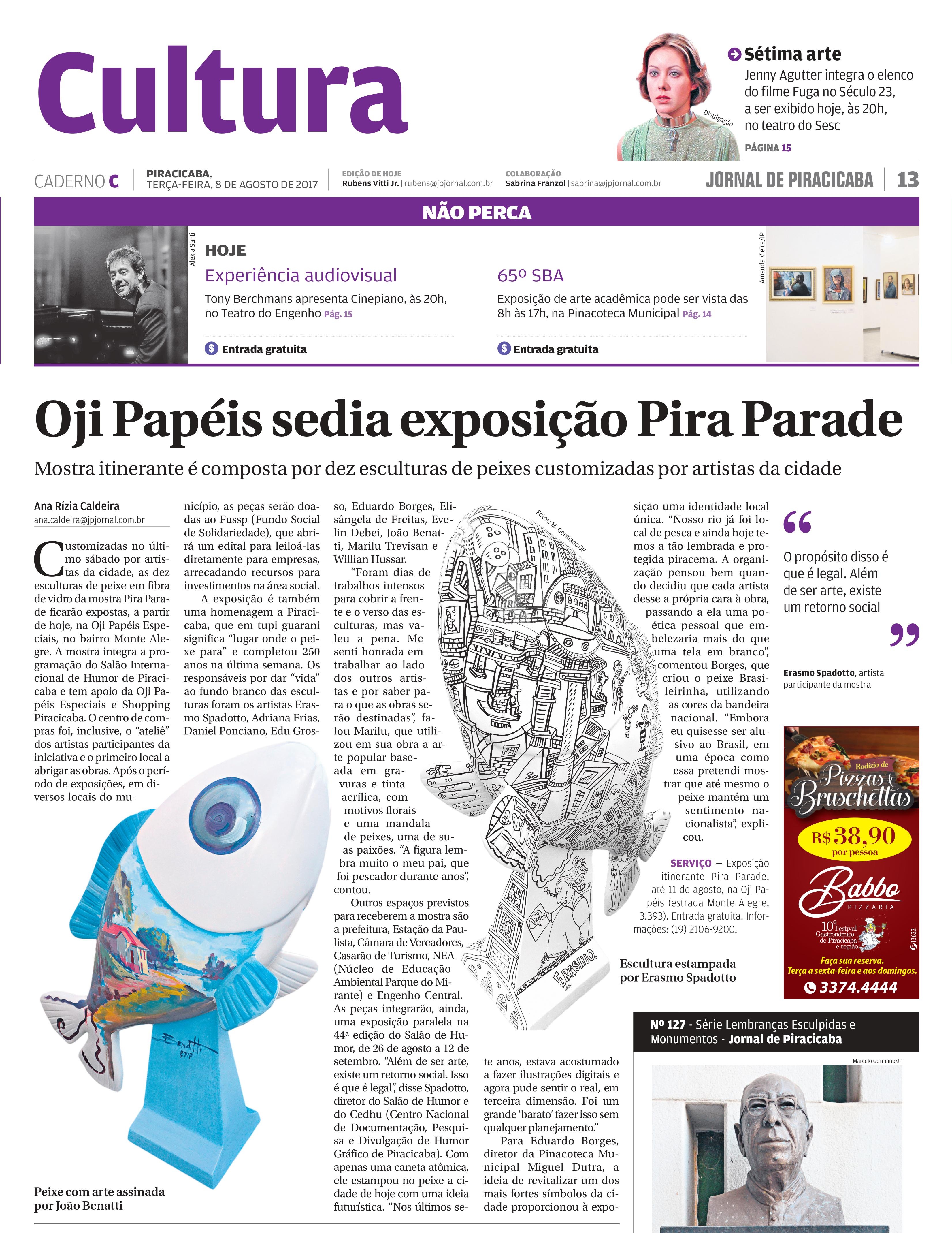 OJI E VOCÊ - Oji Papéis cedia exposição Pira Parade