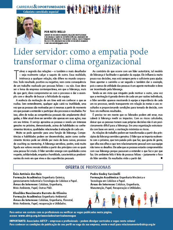 OJI E VOCÊ - Líder servidor